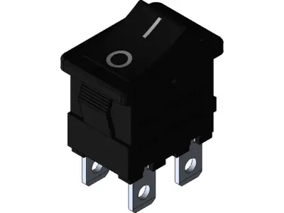 Switches Low-poly 3D model