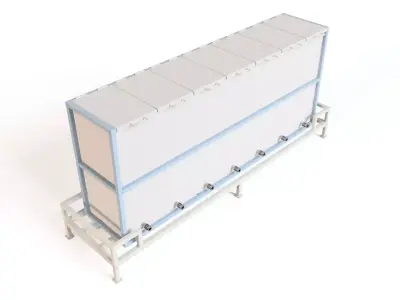 LIQUID STORAGE CABINET Low-poly 3D model