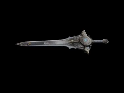 Celestial Sigil Sword 3D model