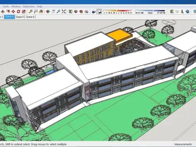 Sketchup Kindergarten A1 3D model