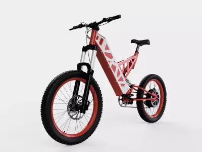 Bicycle electric mountain bike 3D model