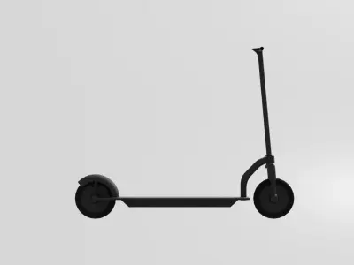 E-Scooter Low-Poly Low-poly 3D model