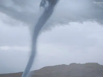  Rotating Tornado Funnel Vortex VDB Animated for Blender 