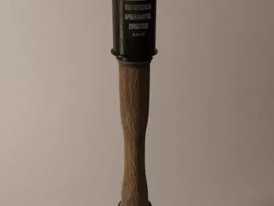German WW2 grenade - Steilhandgranate  Free 3D model