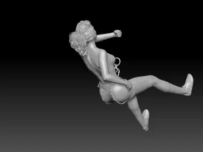 CLIMBING GIRL 2 3D print model