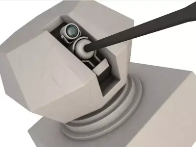 Generic Turret Gun 3D model