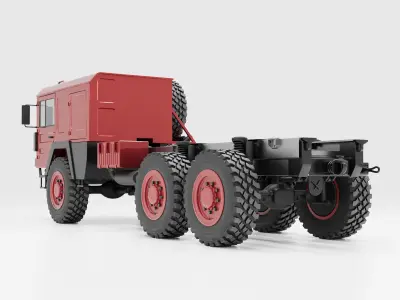 MAN KAT1 6x6 Military Truck 3D model