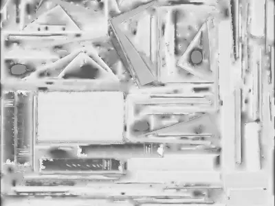 Vintage Leather Book Stack 3D Model  Antique Library Prop Low-poly 3D model