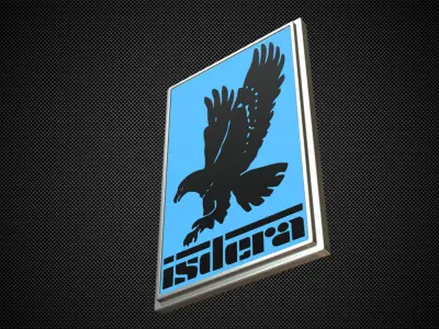 isdera logo 3D model
