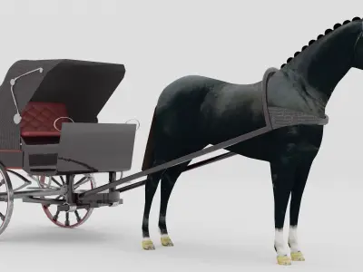 Race Chariot  3D model