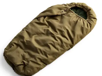 Military Style Sleeping Bag Low-poly 3D model