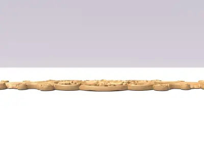 Beautiful wood carving for 3D printing or CNC milling Free 3D print model