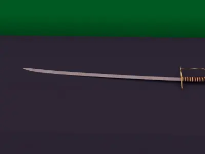 sword 3D model 37