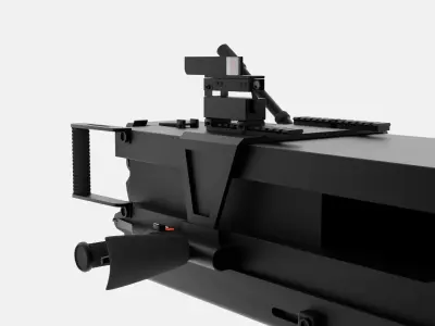 Heckler and Koch GMG Grenade Machine Gun 3D model