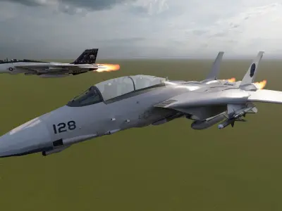 F14 TOMCAT 3D model