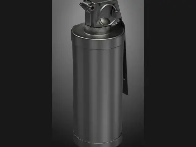 grenade M18 subdivison ready 3D model
