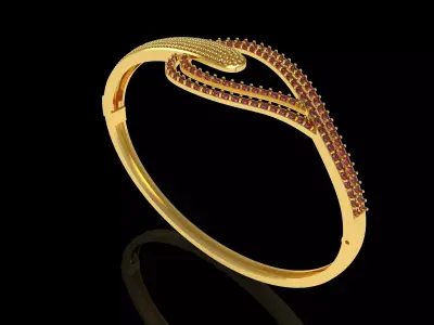 Art Deco Bracelet 23 3D print model