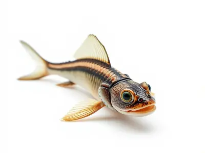 Dragonfish Stomias Boa Realistic 3D Model Pack Low-poly 3D model