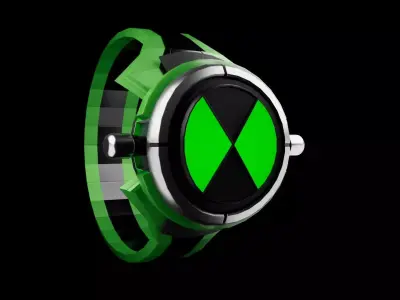 Ben 10 omnitrix watch 3D MODEL Low-poly 3D model