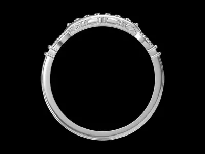 Wedding Ring  3D print model 304