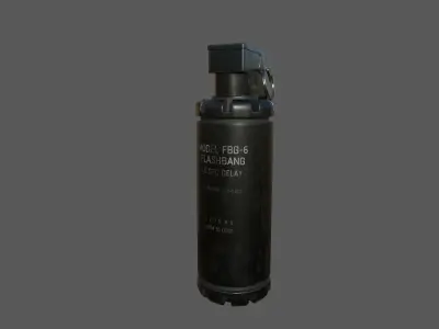 Grenade Pack Low-poly 3D model purchase
