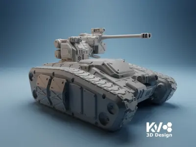 KV-Tank Drone-001 3D print model
