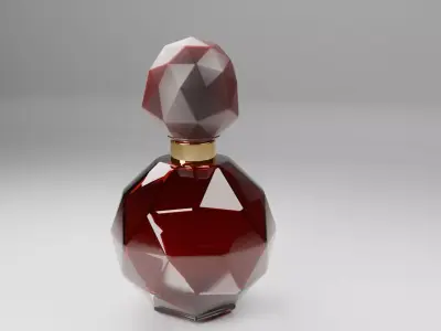 simple perfume 3D model