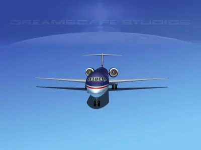 McDonnell Douglas MD-80 Lion 3D model