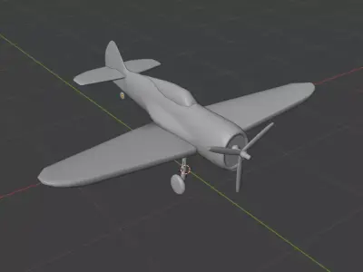 P36 Hawk Free 3D model