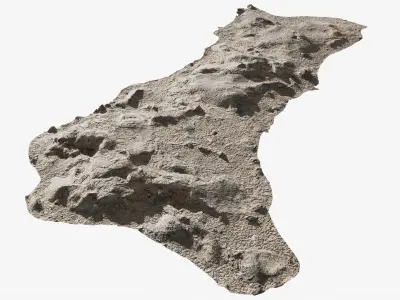 Ground Gravel Collection StemCell 3D model