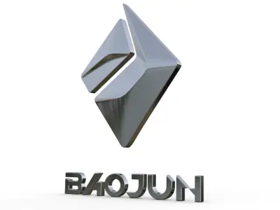 baojun new logo 3D model