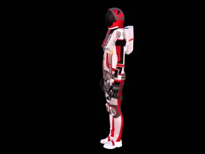 Astronaut Spacesuit Turkey 3D model