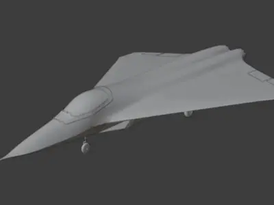 Jet Plane Model 3D model