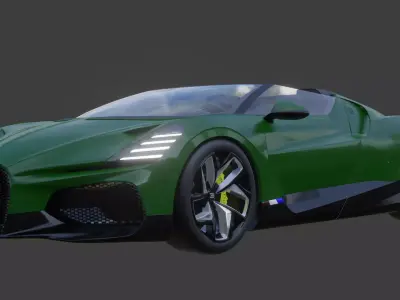 Bugatti Mistral 3D model