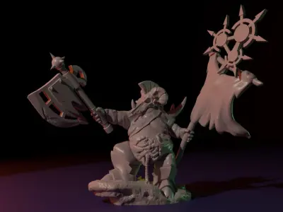 Nurgle Demon 3D print model