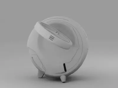 sci-fi drone 3D model 5