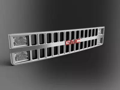 Front grille for GMC Chevy K10 1984 3D print model