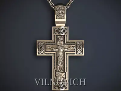 ORTHODOX CROSS 2 Printable Model 3D print model