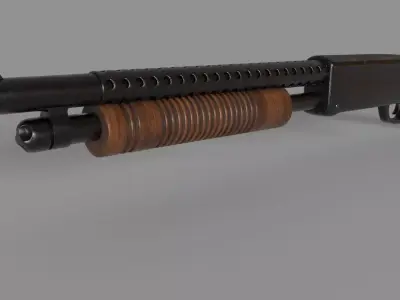 Shotgun Mossberg 590 Low-poly 3D model purchase