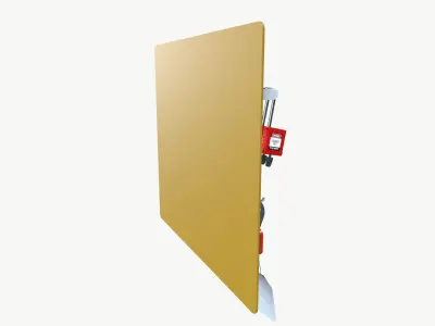 lockout station Low-poly 3D model