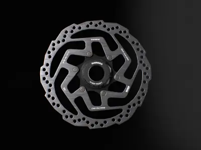 MTB Disc Brake Rotor Low-poly 3D model