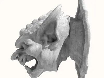 Gargoyle Head 1 3D model