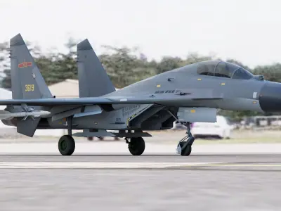 Chinese Shenyang J-11B  Yinglong or Responsive Dragon Tandem 3D model