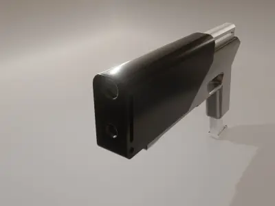 High tech pistol 3D model
