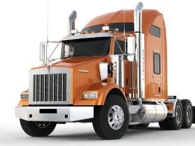 Kenworth T800 2005 - Present 3D model