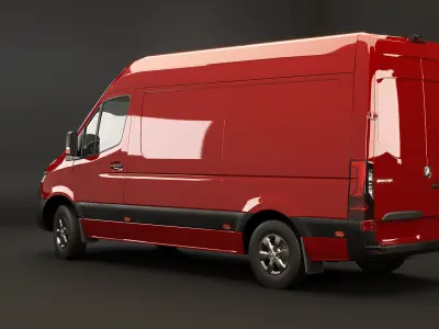 Mercedes Sprinter High Roof 3D model