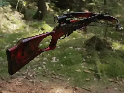 Ballesta Militar Military Crossbow 3D model
