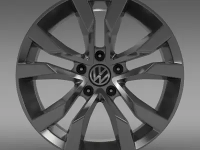 VW Beetle TDI 2012 rim 3D model