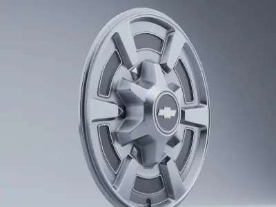 1977 GMC Jimmy Wheels Hub Caps Free low-poly 3D model