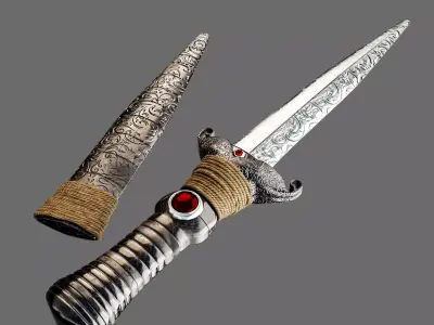 Dagger Sword  3D model